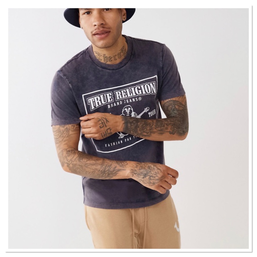 True Religion Men’s Mineral Logo Tee Shirt NWT